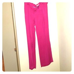Pink slacks